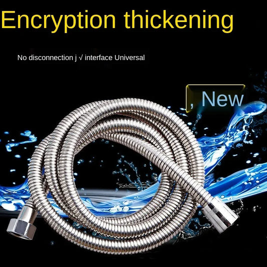 1 / 1.5/2/3/4/5/10 M Shower Pipe Shower Head Water Heater Stainless Steel Hose General Metal Hose  Hose Water Softener