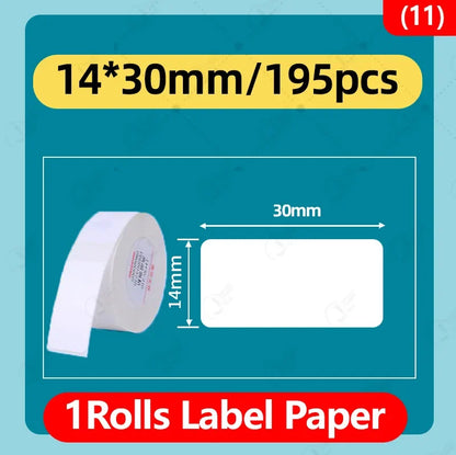 NIIMBOT D11/D110/D101/H1 Mini self-adhesive thermal label paper,   price tag, stickers, item cla Label Sticker