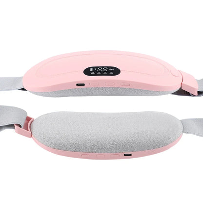 Abdominal Massager Menstrual Heating Pad Warm Uterine Belt Body Vibration Abdomen Electric Hot Compress Heating Palace Treasure