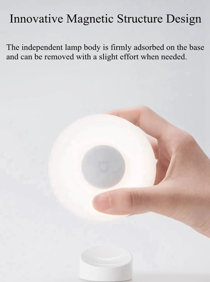 Original XIAOMI Mijia Night Light 2 Version Motion Sensor Adjustable Brightness Smart Human Light Sensor Night Lamp Bedroom