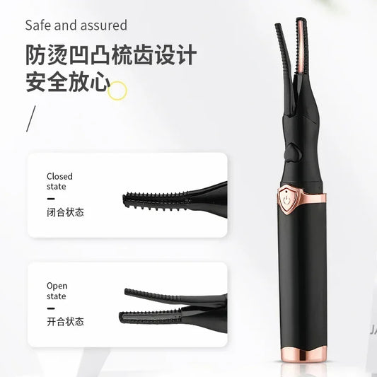 Electric Eyelash Curler Electric Heating Long-lasting Shaping Intelligent Temperature Control Portable and Not Harmful Makeup