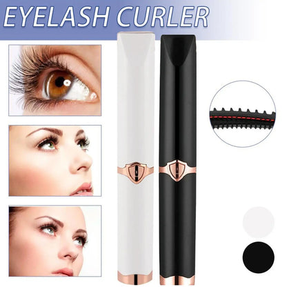 Portable USB Electric Eyelash Curler Fast and Natural Heating High Low Temperature Control Lasting Maintenance Cosmetic Tool