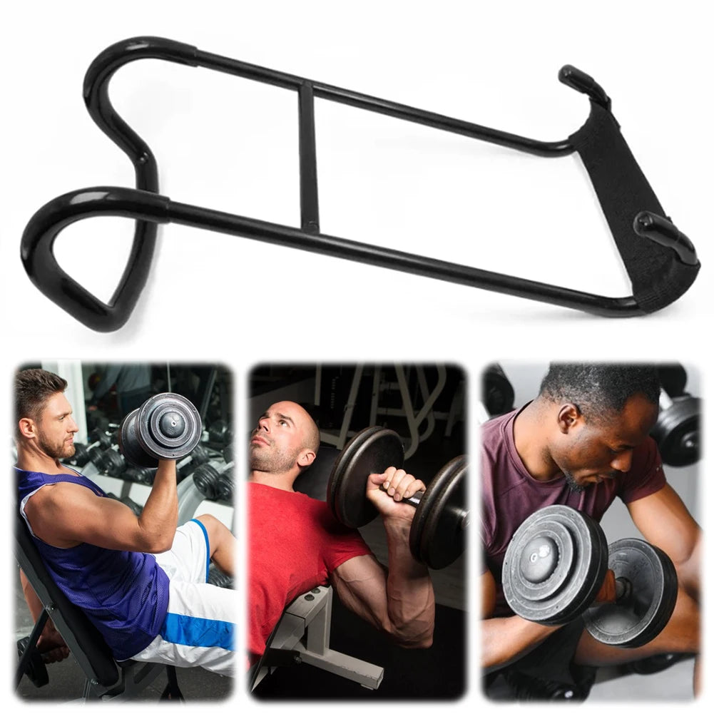 2pcs Dumbbell Spotter Hooks 250 lbs Load Capacity Heavy Duty Dumbbell Hooks for Dumbbell Bench Press Chest Workout