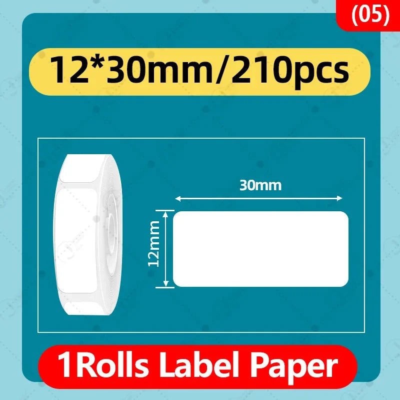 NIIMBOT D11/D110/D101/H1 Mini self-adhesive thermal label paper,   price tag, stickers, item cla Label Sticker