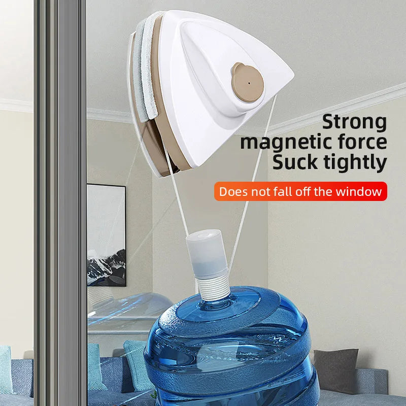 NEW Magnetic Glass Window Cleaning Tool Water Discharge Double-layer Wiper Household Special Window Cleaner For Home