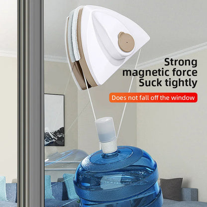 NEW Magnetic Glass Window Cleaning Tool Water Discharge Double-layer Wiper Household Special Window Cleaner For Home