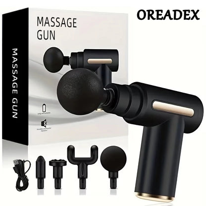 Portable Fascia Gun Tap Massager Body Back and Neck Leg 6 Speed USB Charging Handheld Tap Massager