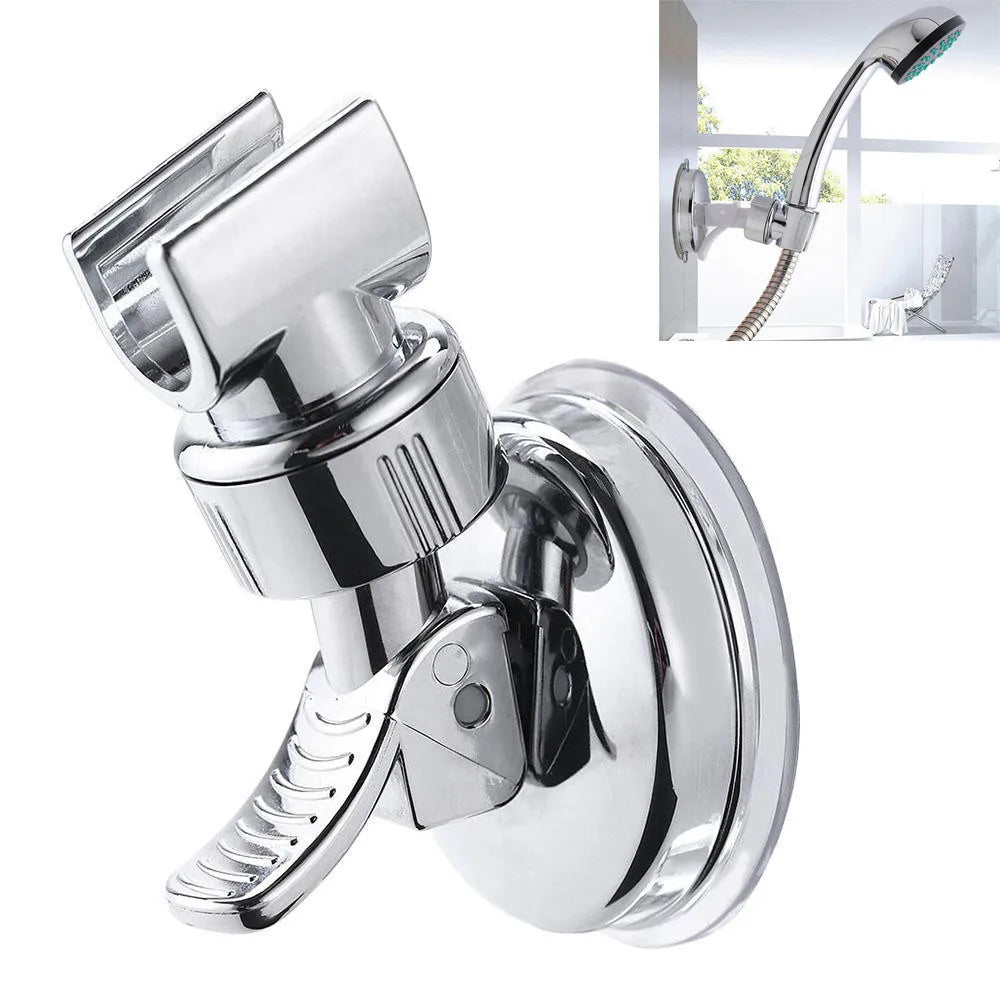 Shower Head Holder Bathroom Strong Vacuum Suction Cup Wall Mount Holder Adjustable Hand Shower head Bracket Bathroom Accessory