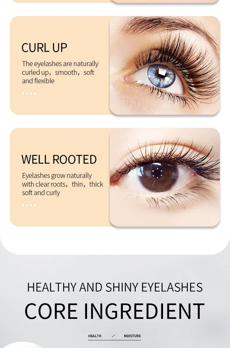 1pc Eyelash nutrition Solution thick, slender, long, nourishing and nourishing eyelash base repair natural transparent 7ml