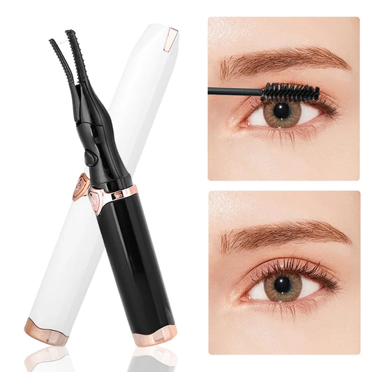 Electric Eyelash Curler USB Rechargeable Quick Heating Natural Curl Eyelash Curler Long Lasting for Quick Natural Curling