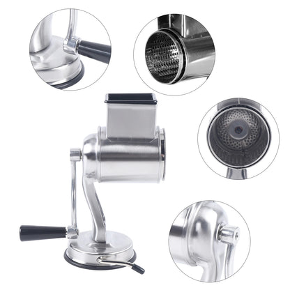 Rotary Cheese Grater Food Mills Grinder Vegetable Chopper Drum Blade Grinding Tool Set Kitchen Accessories