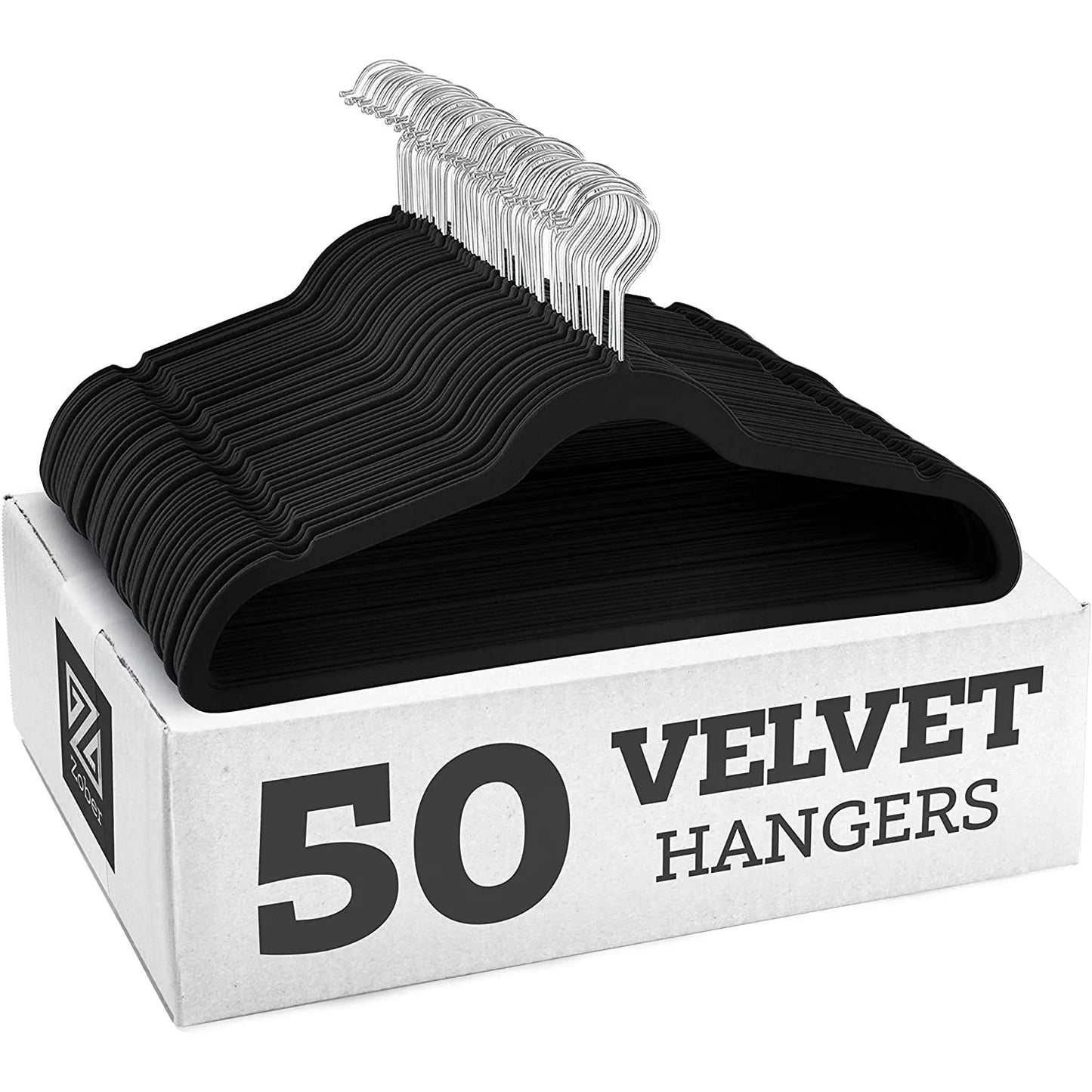 50/SET Velvet Hangers Shirt Clothes Drying Rack Wardrobe organizer And storage For Coats Pants Dress Rack Balcony Home Accessory