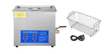 VEVOR Ultrasonic Cleaner Digital Timer  2L 3L 6L 10L 15L 22L 30L Stainless Steel Bath Jewelry Glasses Watch Cleaning Machine