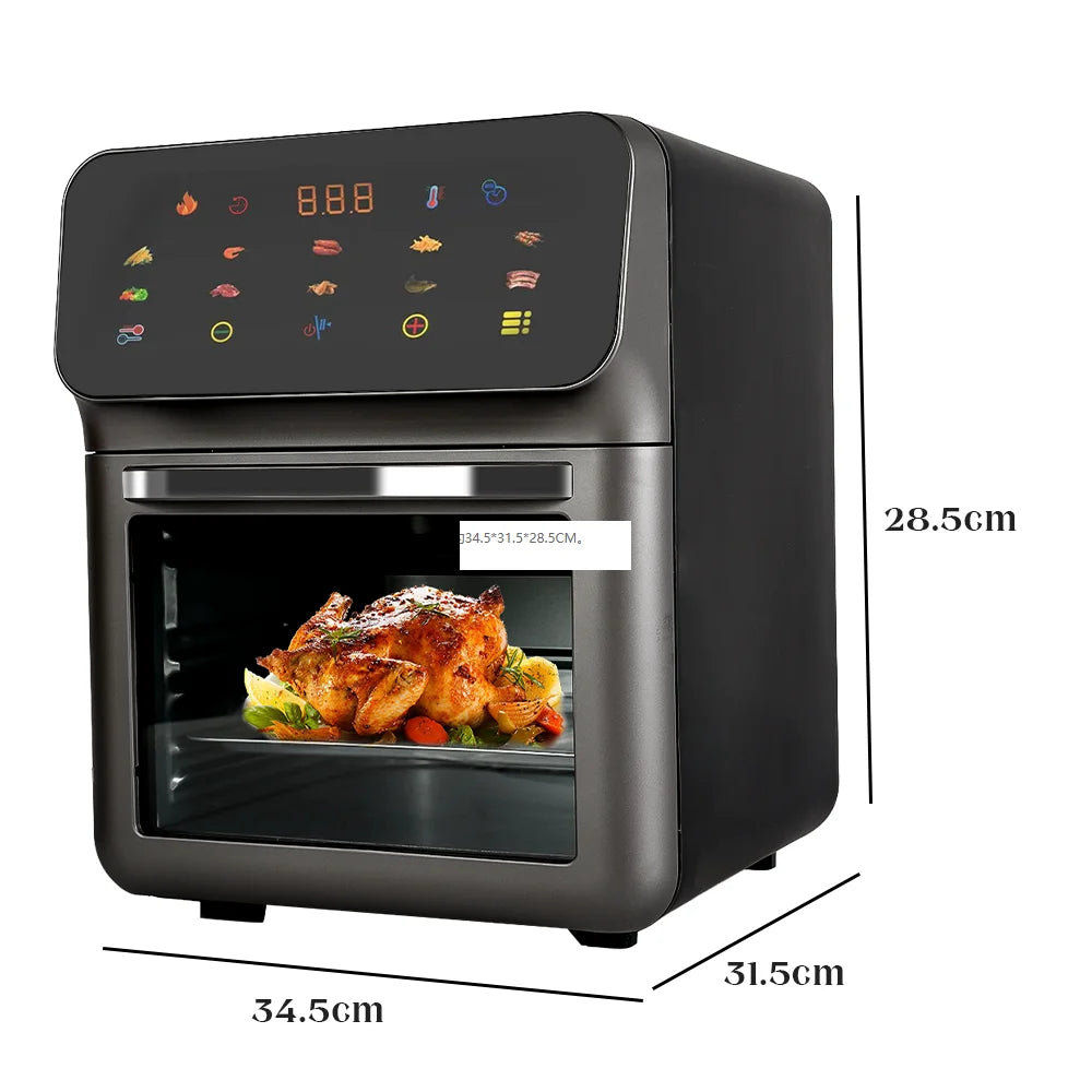 2400W 9L/1700W 12L/1350W 10L Hot Air Fryer Multi-function air fryer Automatic Programmes with LED Touch Screen timable air fryer