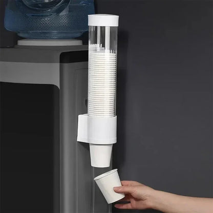 2024 New Dispenser Automatically Drop Cup Remover Disposable Cup Plastic Cup Paper Dust Storage Rack