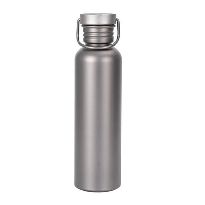 600ml 750ml Titanium Water Bottle Outdoor Camping Supplies Tourism Sports Cycling Hiking Camping Water Bottle