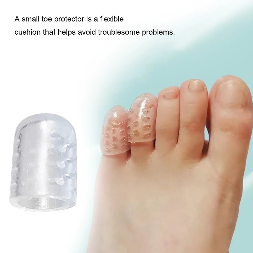 20-2pc Toe Covers Silicone Toe Caps Anti-Friction Breathable Toe Protector Prevents Blisters Toe Caps Cover Protectors Foot Care