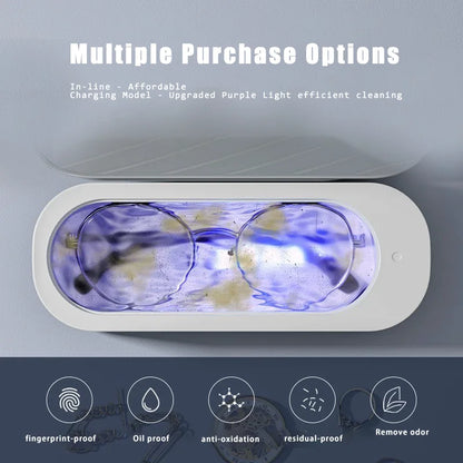 Xiaomi 45000Hz Ultrasonic Cleaner Pro Deep Clean Jewelry Glasses Watches USB-C Rechargeable Portable Design For Home Travel Use