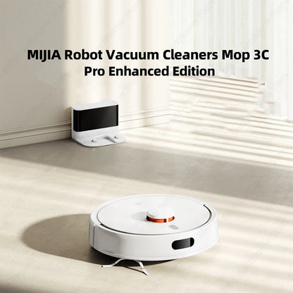 XIAOMI MIJIA Robot Vacuum Cleaners Mop 3C Pro Enhanced Edition Plus C103 5000PA Suction Sweeping Washing Mop APP Smart Planned