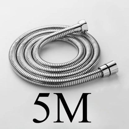 5m 304 Stainless Steel Shower Hose High Quality Faucet Hose Flexible Shower Hose Thick Silicone Bathroom 3 Meter Shower