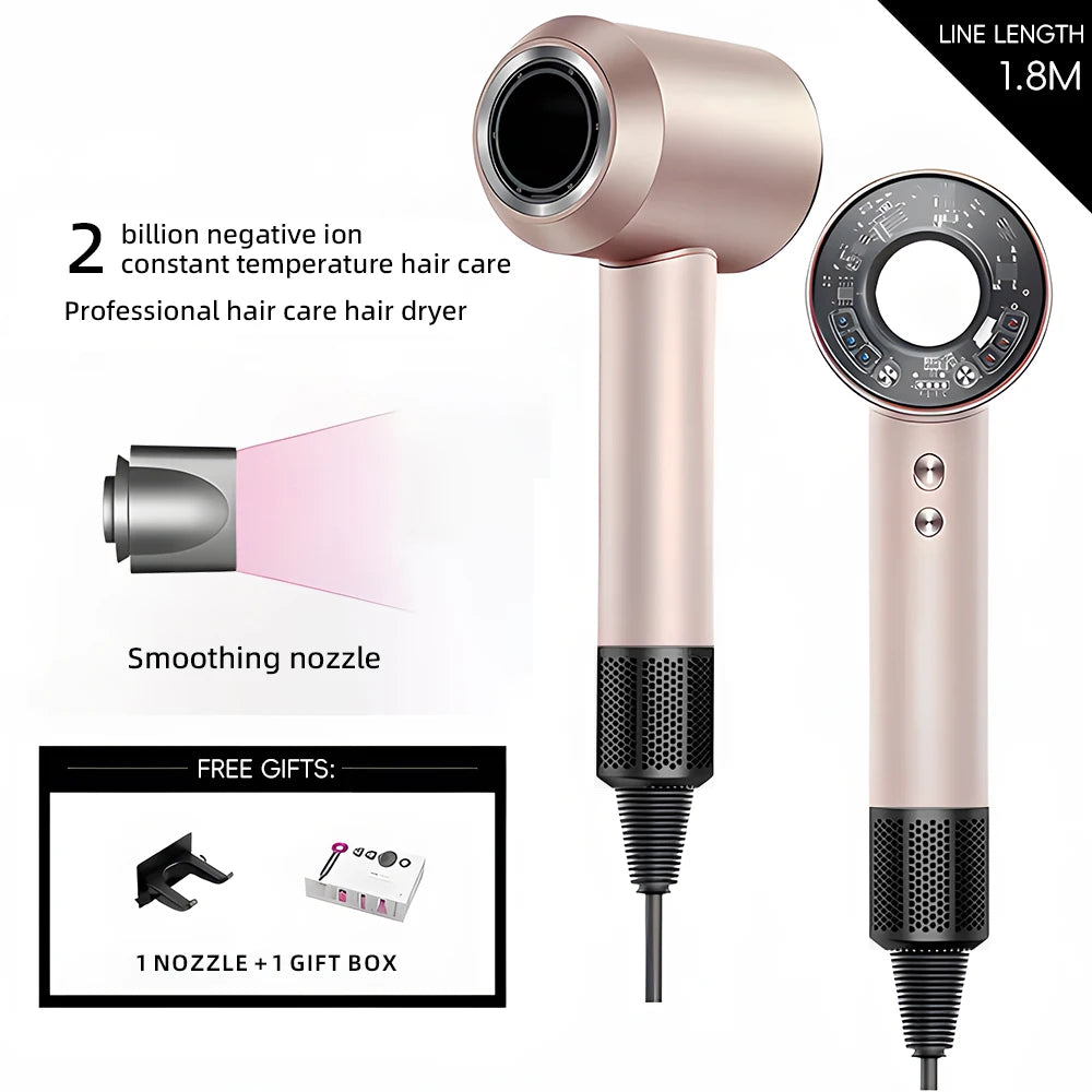 New high-speed hairdryer for home use with negative ion hair protection, high power quick-drying electric hairdryer