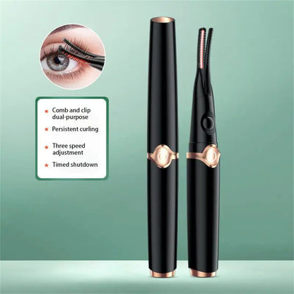 USB Electric Heated Eyelash Curler Intelligent Temperature Control Styling Make Up Eyelashes Curl Lasting Lash Curler Tool