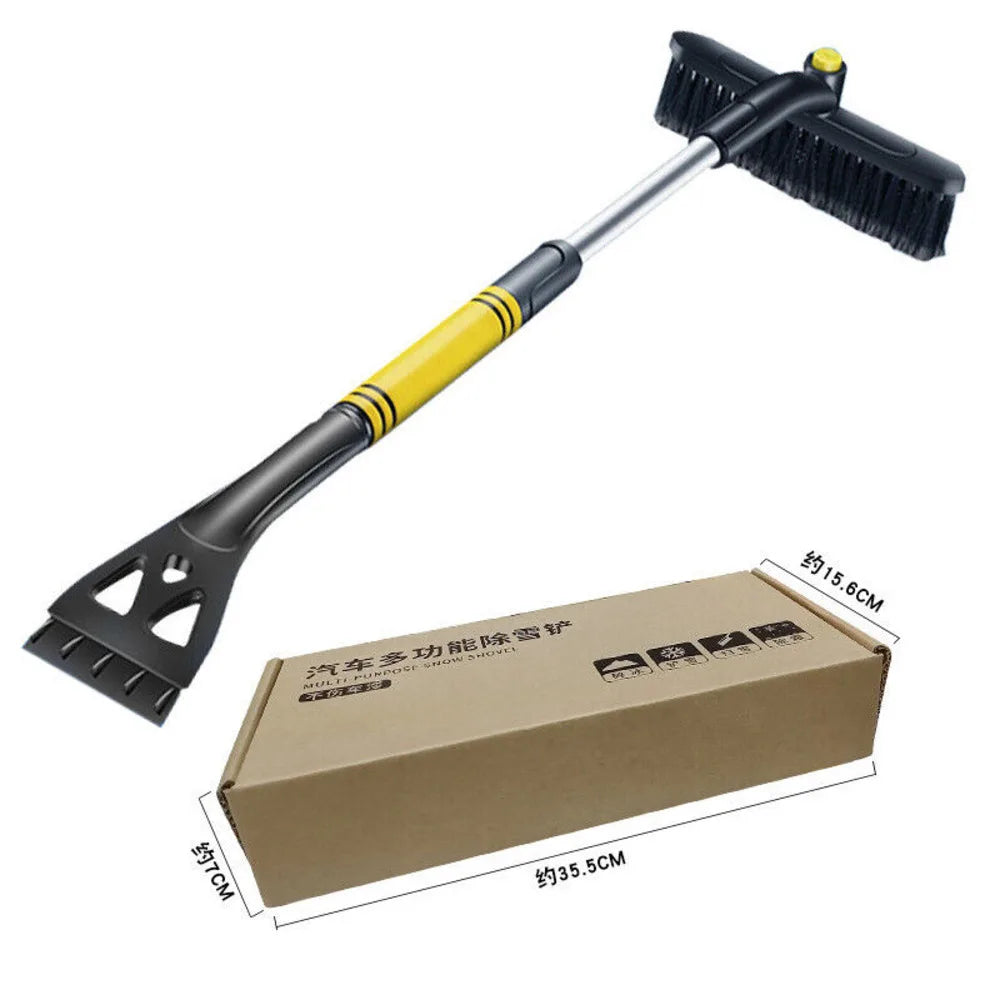 1~2PCS Portable Telescc Shovel Kit With Ice Scraper And Snow Brush UK