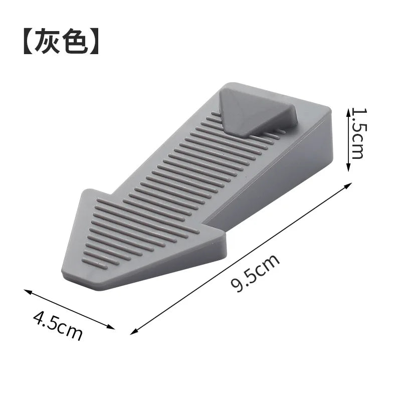 1pcs Arrow Shaped Non Slip Rubber Door Stopper For Bedroom Study Silent Door Anti Impact Door Stopper