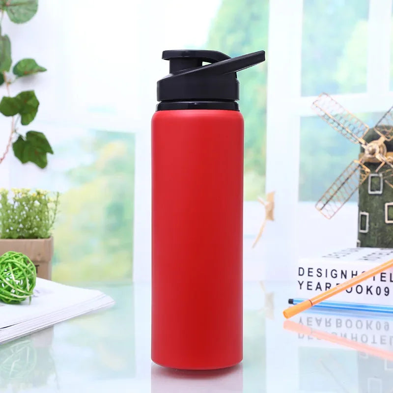 Portable Stainless Steel Water Bottle Bicycle Riding Drinking Water Bottle Outdoor Sport Travel Mug Metal Stainless Steel Bottle