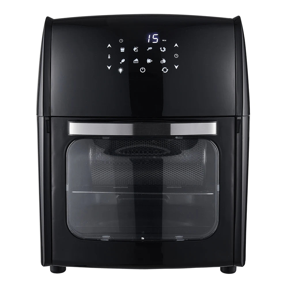 12L Air Fryer with Rotisserie Basket with Automatic Power Off & Memory Function