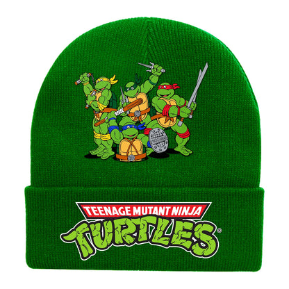 New Fashion Teenage Mutant Ninja Turtles Children's Cap Knitted Caps for Boy Trendy Baby Hat Beanie Anime Print Winter Hats Gift