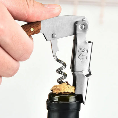 Wine Opener, Professional Waiters Corkscrew,  Bottle Opener and Foil Cutter Gift for Wine Lovers