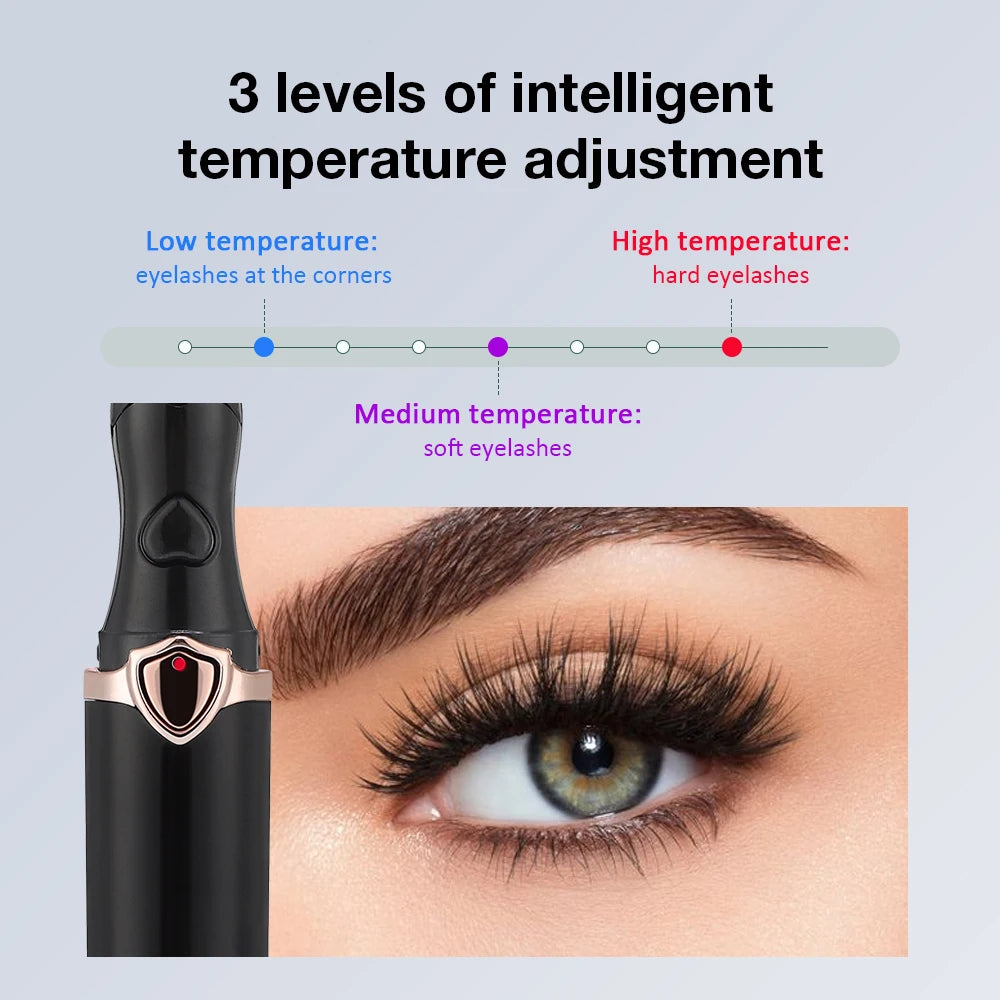 Electric USB Eyelash Curler Electric Heated Eyelash Curler Eyelash Curling Quick Heating Professional Electric Eyelashes Clip