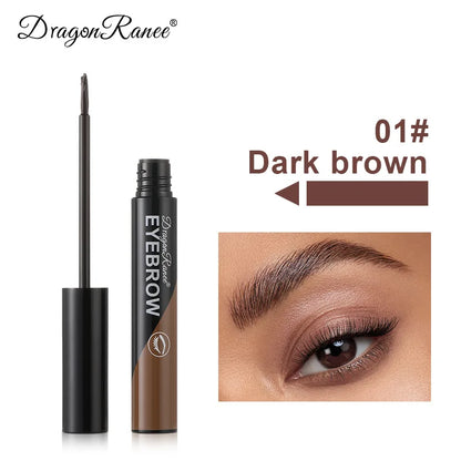 Peel-off Eyebrow Gel Natural Brow Tattoo Black Brown Tint Makeup Waterproof Lasting Eye Brow Enhancers Liquid Gel Tear Wear Easy