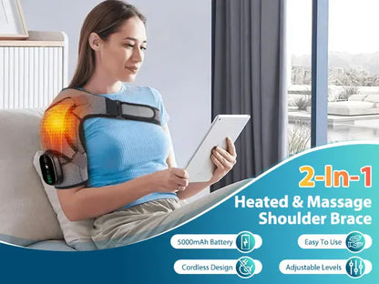 Electric Heating Shoulder Massager