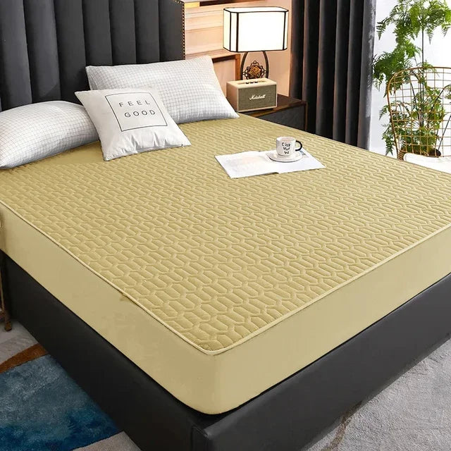 Waterproof Thicken bed Cover Protector Skin-Friendly Queen King Double Fitted Sheet Mattress Cover Mat 150x200 180x200 160x200cm