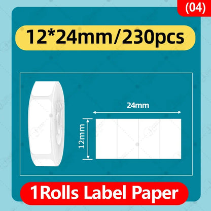 NIIMBOT D11/D110/D101/H1 Mini self-adhesive thermal label paper,   price tag, stickers, item cla Label Sticker