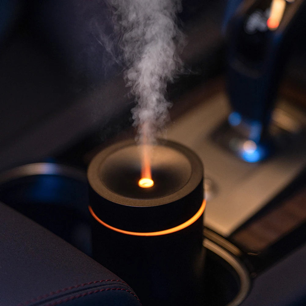 100ml Car Humidifier Aromatherapy Diffuser with 7 Color Changing Light Car Humidifier Air Freshener 2000mAh for Car Home Office