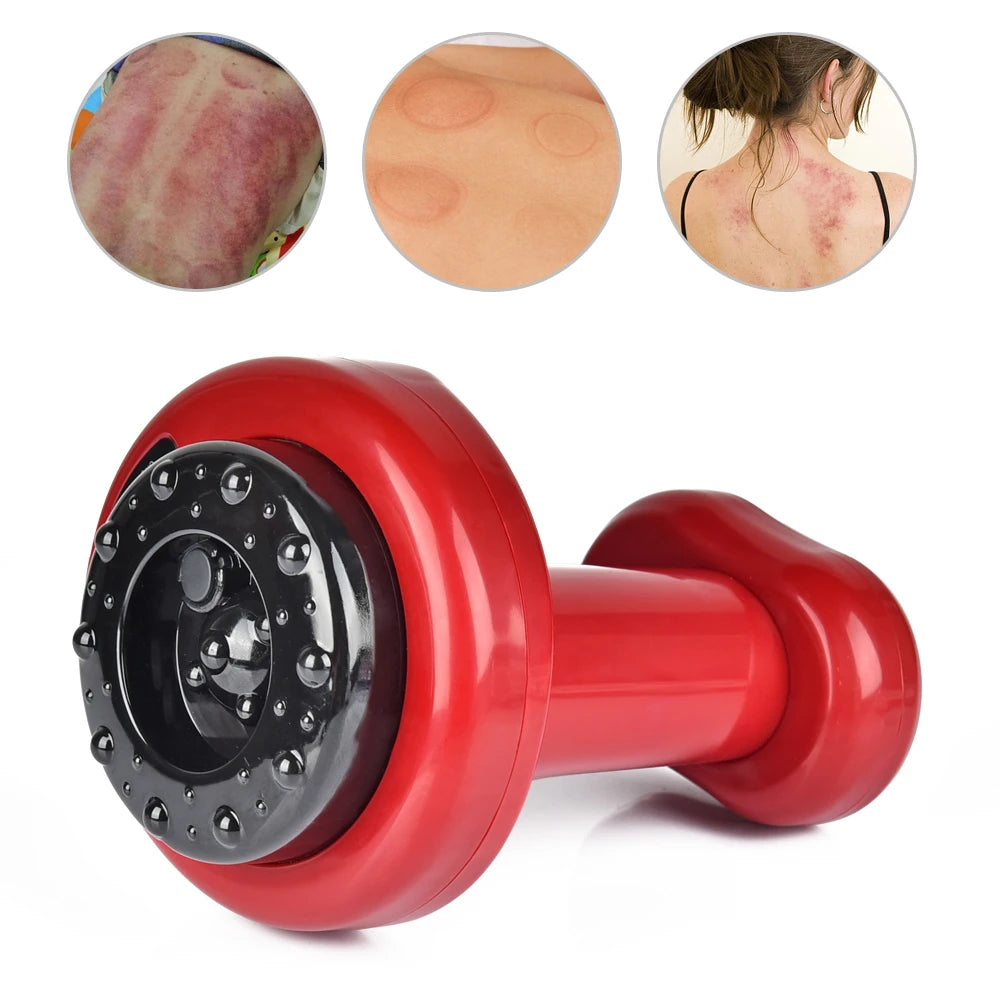 Electric Ventosa Vacuum Massager Suction Cup Guasha Anti-cellulite Fat Infrared Heating Scraping Fatigue Relief Beauty Health