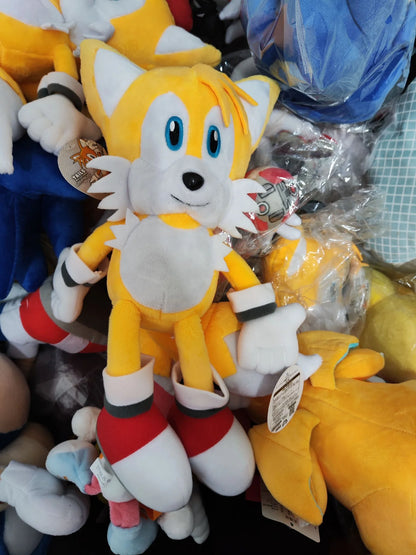 40cm Original Sonic Plush Toy Blue Shadow Sonico Peluche Soft Stuffed Toys Cotton Anime Sonical Plush For Children Birthday Gift