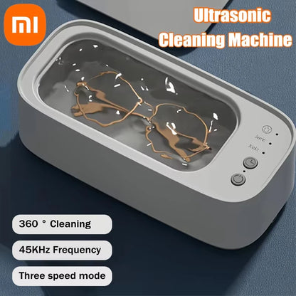 Xiaomi Clean Ultrasonic Glasses Cleaning Machine Portable Household Cleaning Machine Jewelry Cleaner Machine Ring Makeup Brush