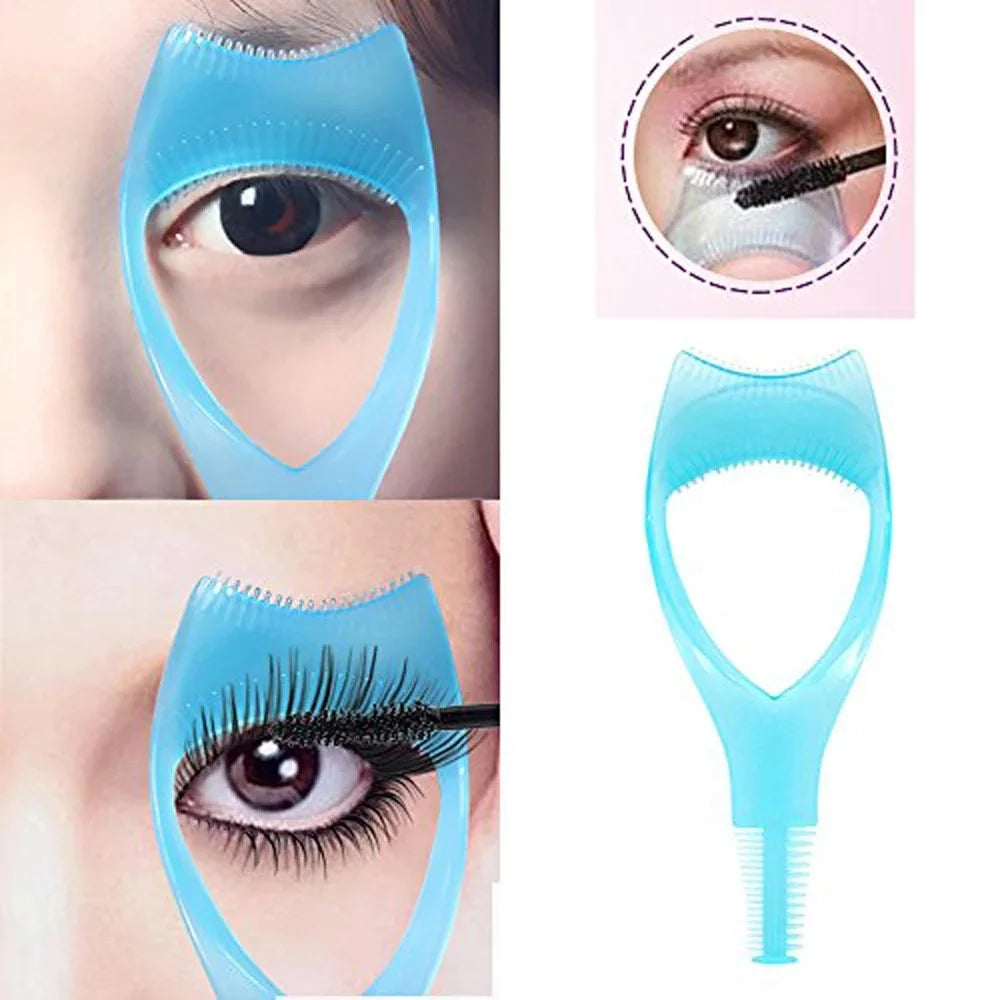 3 in 1 Eyelashes Tools Mascara Shield Applicator Guard Card Eyelash Guide for Beauty Cosmetic Makeup Tool