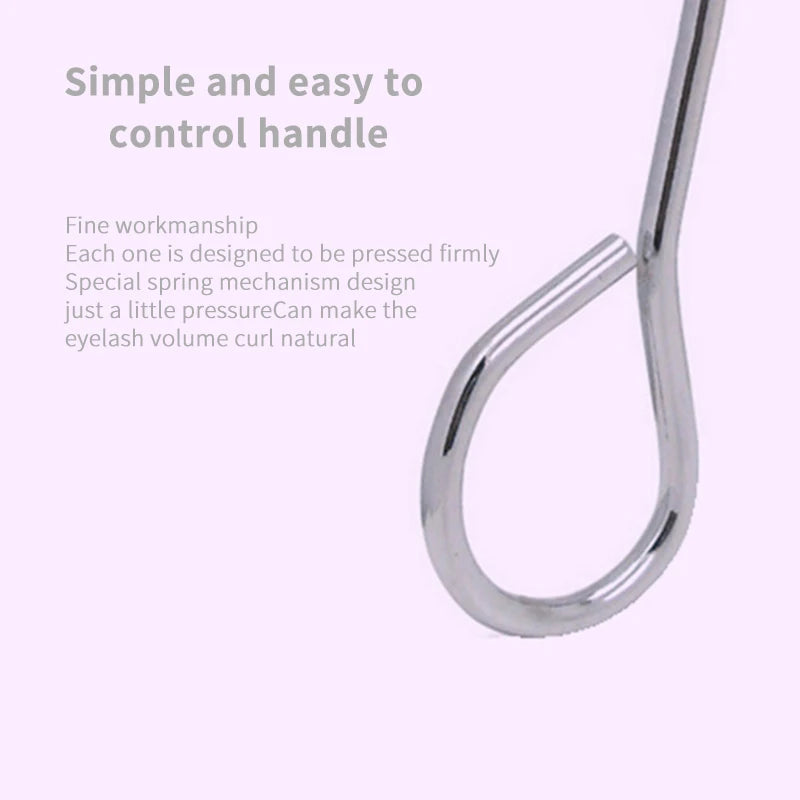 Portable Mini Partial Eyelash Curler Nature Curl Eyelash Extension Volume Tweezers Stainless Steel Beauty Makeup Eyelash Curler