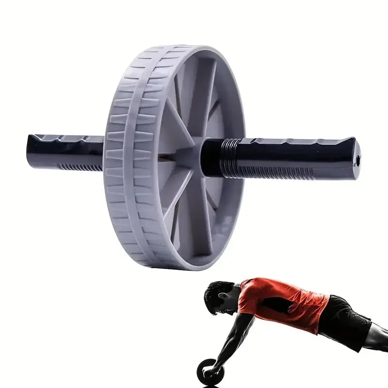 1Pcs Abdominal Wheel Strong Load Bearing Non-slip Roller Strengthen Muscle Exercise Equipment Fitness Training Home Use Silent