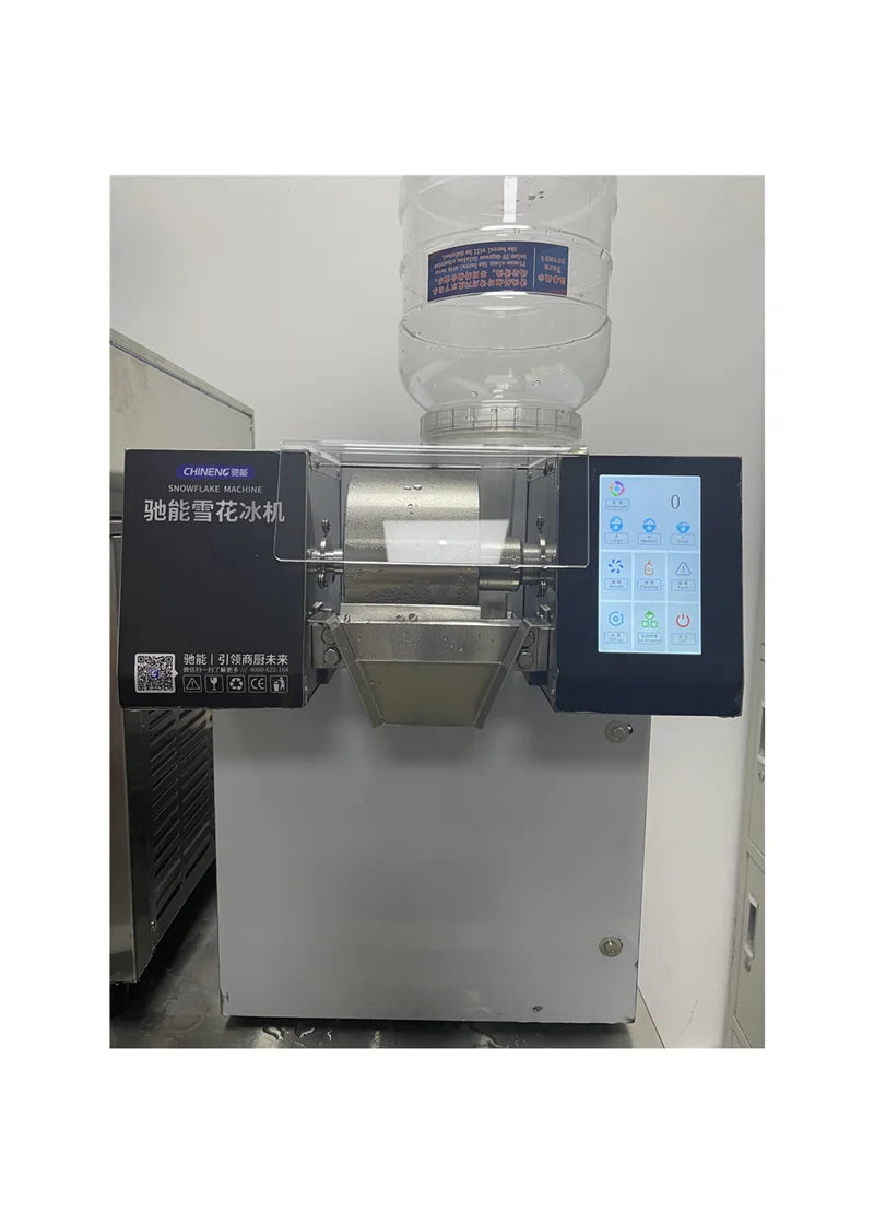 250kg/24H Commercial Korea Bingsu Machine Air Cooling Touch Screen Control Snow Ice Maker Shaver Machine Snowflake Ice Machine