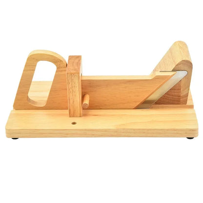 Wooden Sausage Guillotine Meat Slicer Cutter With Blade  Safety Lock Peg, Food Cutters Kitchen accessories Gadget for Home