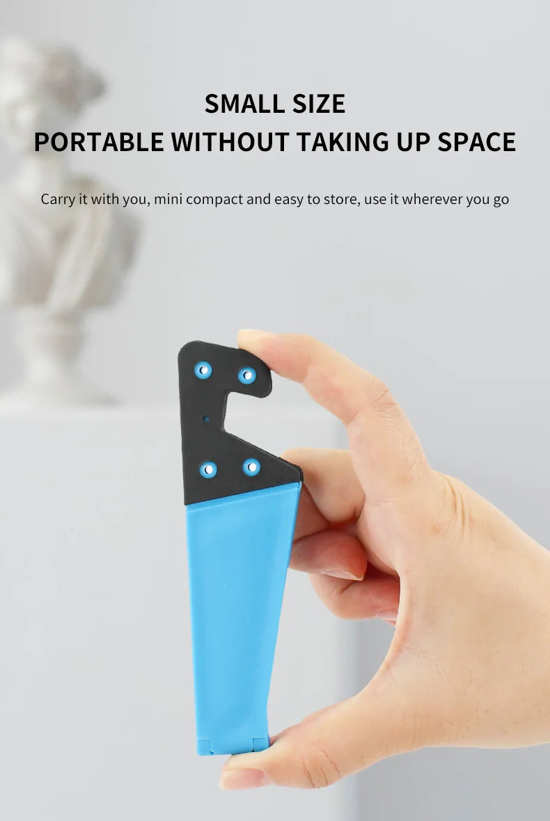 New V-Shaped Universal Foldable Mobile Cell Phone Stand Holder for IPhone IPad E-Reader Tablets Adjustable Support Phone Holder