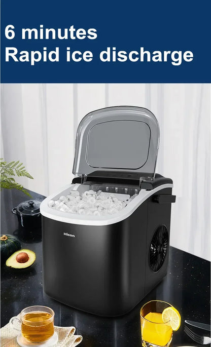 15KG Ice Machine Portable Electric Ice Maker Machine Mini Countertop Ice Cube Maker Appliance Home Commercial Ball Maker