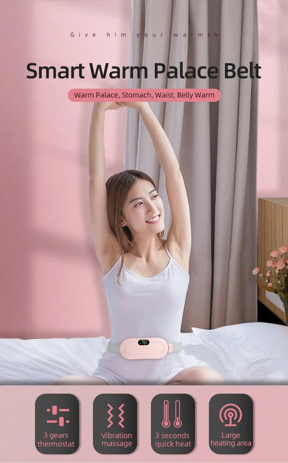 usb Massage belt for girls, warm belly during menstruation, warm and comfortable abdominal therapy device, waist massage device