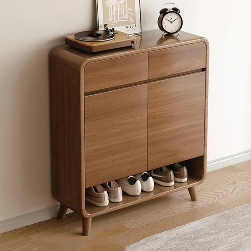 Wood Drawer Shoe Cabinet Adjustable Vertical Modern Storage Shoe Rack Home Organization Schuhe Schrank Hallway Furniture